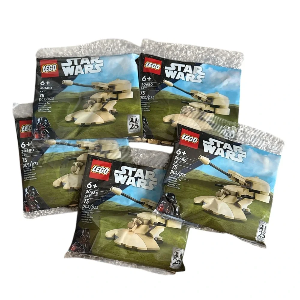 LEGO Star Wars Mini Tank Set- 5 pcs New/Sealed